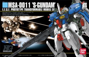 HGUC MSA-0011 S-Gundam - E.F.S.F. Prototype Transformable Mobile Suit (Bandai 1/144)