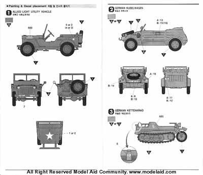 WWII Ground Vehicle Set (Academy 1/72)
