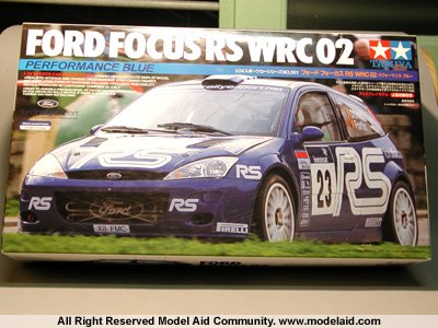 Ford Focus RS WRC02 Performance Blue (Tamiya 1/24)