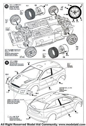 Ford Focus RS WRC02 Performance Blue (Tamiya 1/24)