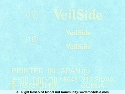 Veil Side S15 Silvia ECI Model (Fujimi 1/24)