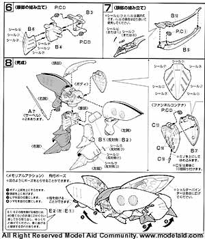 HGUC AMX-004 Qubeley Axis prototype mobile suit for Newtype (Bandai 1/144)