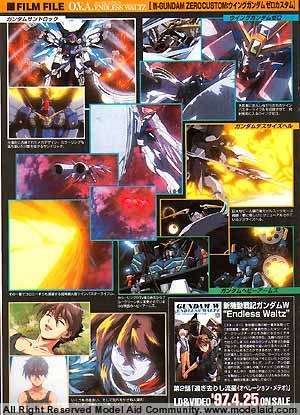 HG Gundam W Endless Waltz XXXG-00W0 W-Gundam Zero Custom (Bandai 1/100)