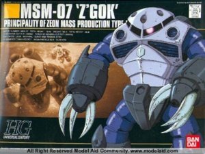 HGUC MSM-07 Z'Gok (Bandai 1/144)