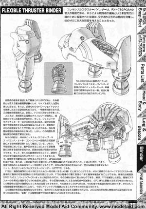 MG Mobile Suit RX-78GP02A Physalis (Bandai 1/100)