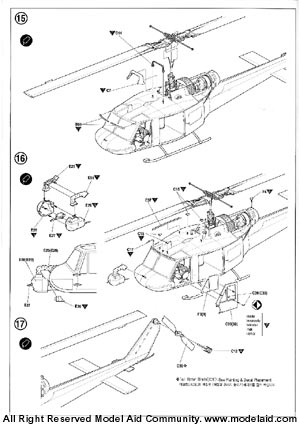 UH-1C Huey Frog (Academy 1/35)