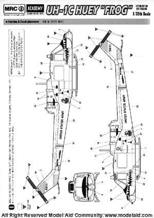 UH-1C Huey Frog (Academy 1/35)