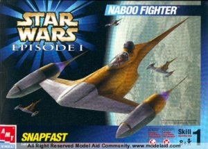 Starwars Episode I - The Phantom Menace Naboo Fighter (AMT/ERTL 1/48)