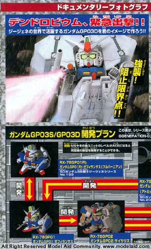 SD Gundam BB Senshi Gundam RX-78 GP03 (Bandai Non Scale)