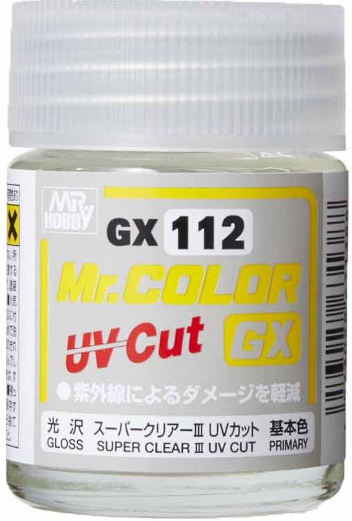 Mr.Hobby 미스터 컬러 GX 수퍼 클리어 III UV 컷 (Mr.Color GX Super Clear III UV Cut)