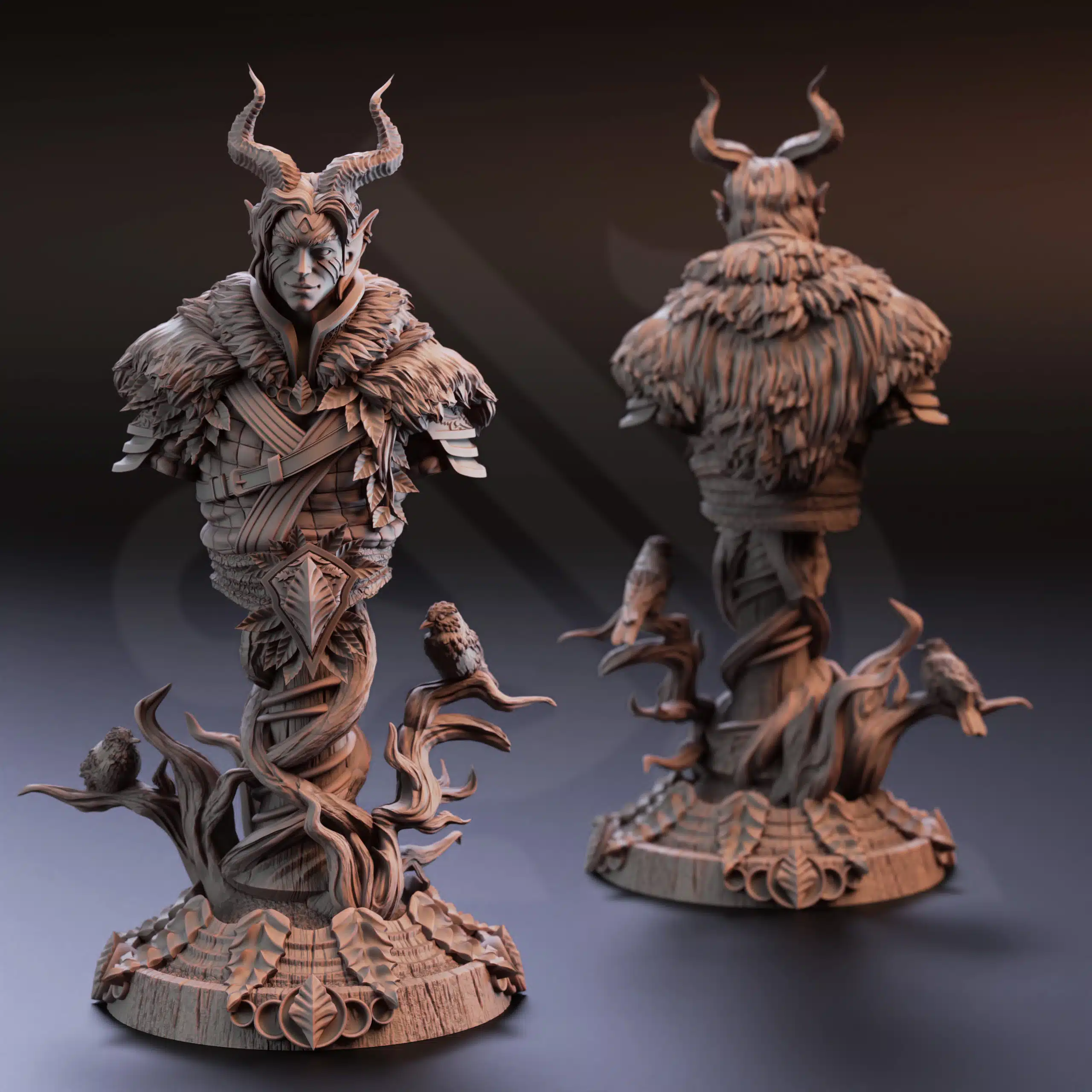 Garyck-of-Cinta-Mar-Infernal-Forest-Guardian-BUST-Front.jpg