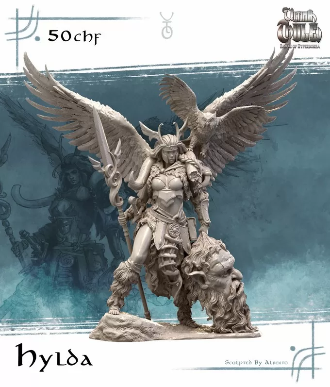 HILDA Valkyrie (Aradia miniatures 75mm) HILDA Valkyrie (Aradia miniatures 75mm)